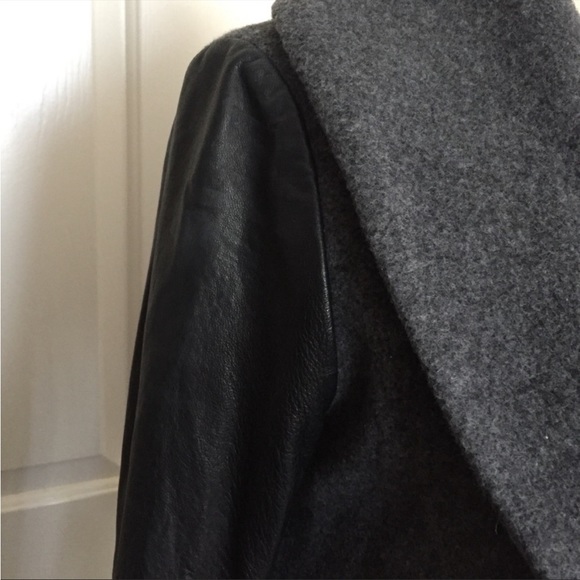 Theory Laura Amazing Wool Cashmere Leather Jacket - Picture 3 of 10